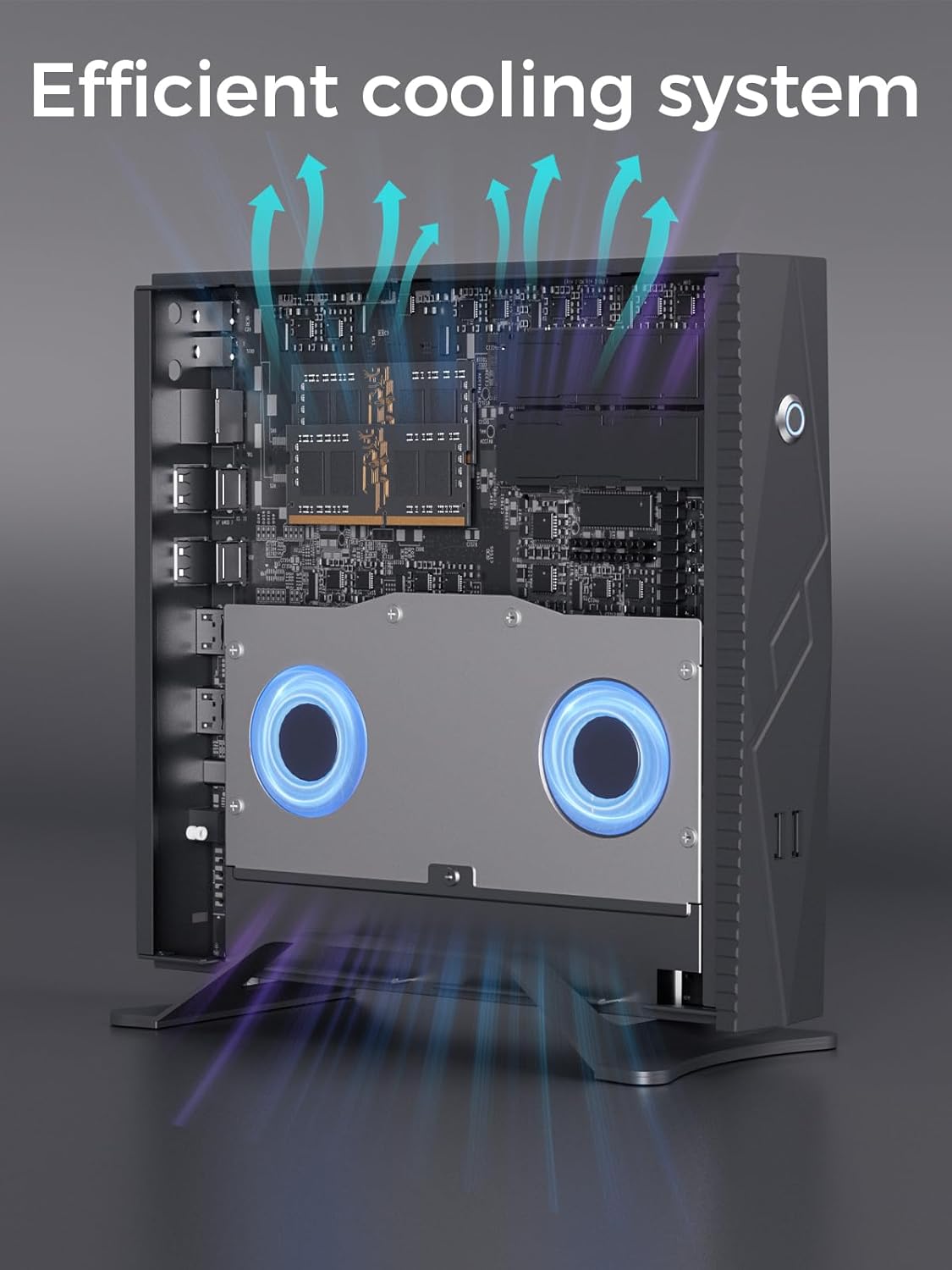 TOPGRO T2-Pro Mini Gaming PC Core i9-13900HK/RTX4060 8G GDDR6,Gaming Computer 32GB RAM DDR5,1TB PCIe4.0 SSD,Adjustable RGB Light,WiFi6E/BT5.3/2.5G LAN 4K@60Hz Win11 Pro Mini Desktop PC