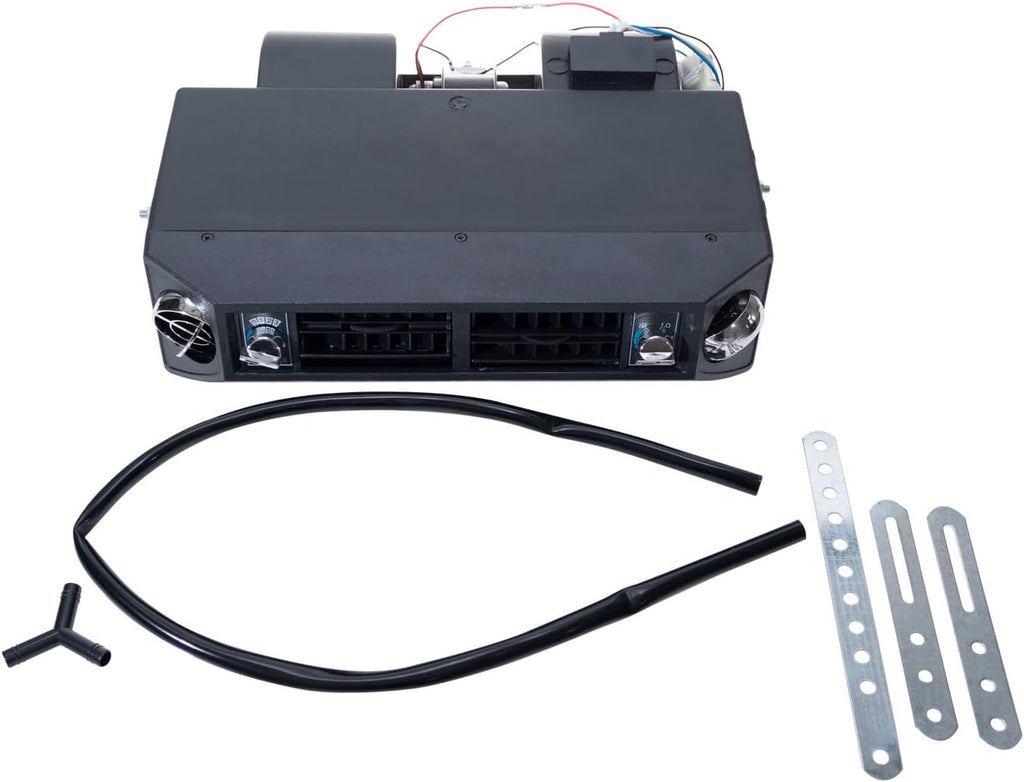 New A/C Universal Kit Underdash Electric Compressor Air Conditioner 12v W/AC Control Panel