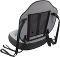 Inflatable Paddle Board Seat with Back Support, Universal Kayak Seats Cushion Detachable Straps, Sit-on-top Kayaks Chair, Canoe Fishing Bote Seats(Gray)