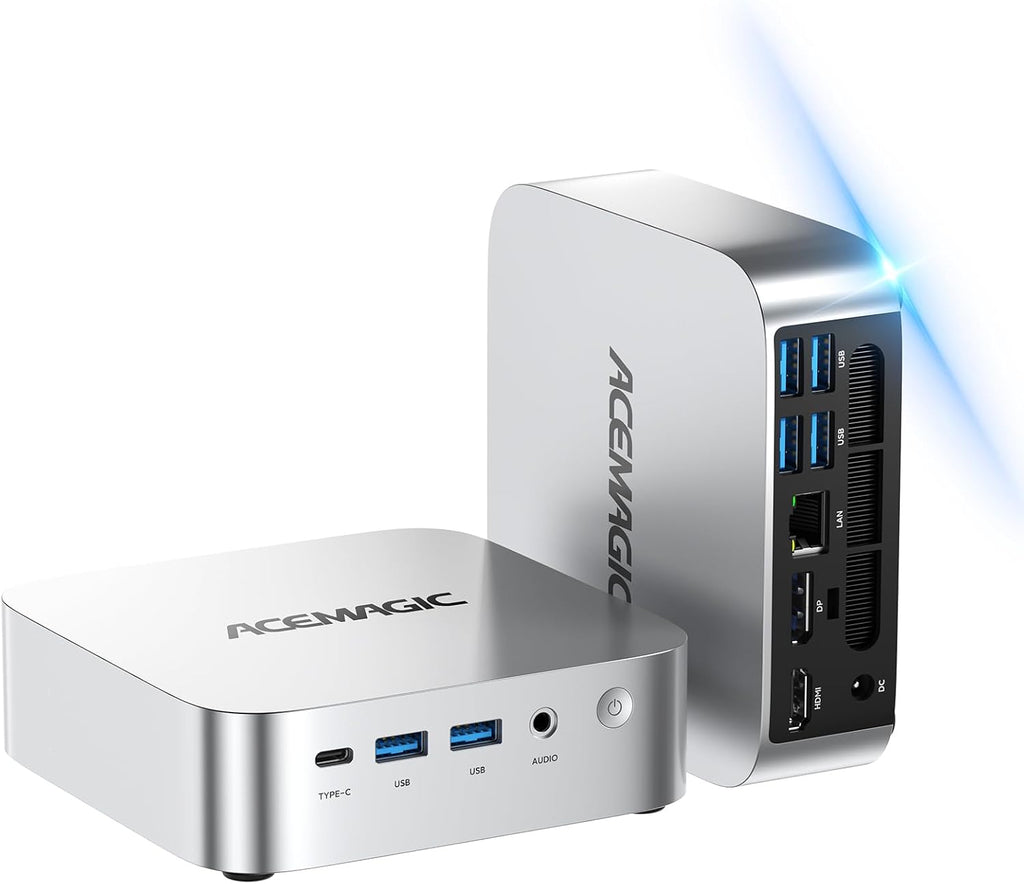 ACEMAGIC K1 Mini PC Windows 11 Pro, Core i5-12600H (Beat 12450H up to 4.5 GHz) Mini Computers, 32GB DDR4 RAM 1TB SSD Triple 4K Display Desktop Micro Small Pc with BT5.2/WiFi6/HDMI Sliver