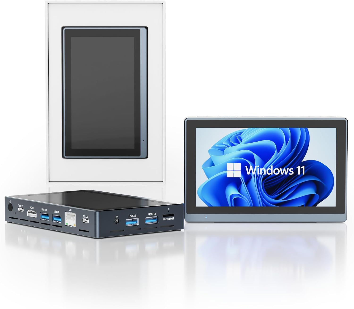 HIGOLEPC Mini PC Win 11 Pro Celeron N5095 Mini Computer with Fan,16GB DDR4,256GB ROM Mini PC with Screen Micro PC Full-Featured USB-C 4K 60Hz Triple Display Mini Gaming Computer WiFi 5.0 BT5.0