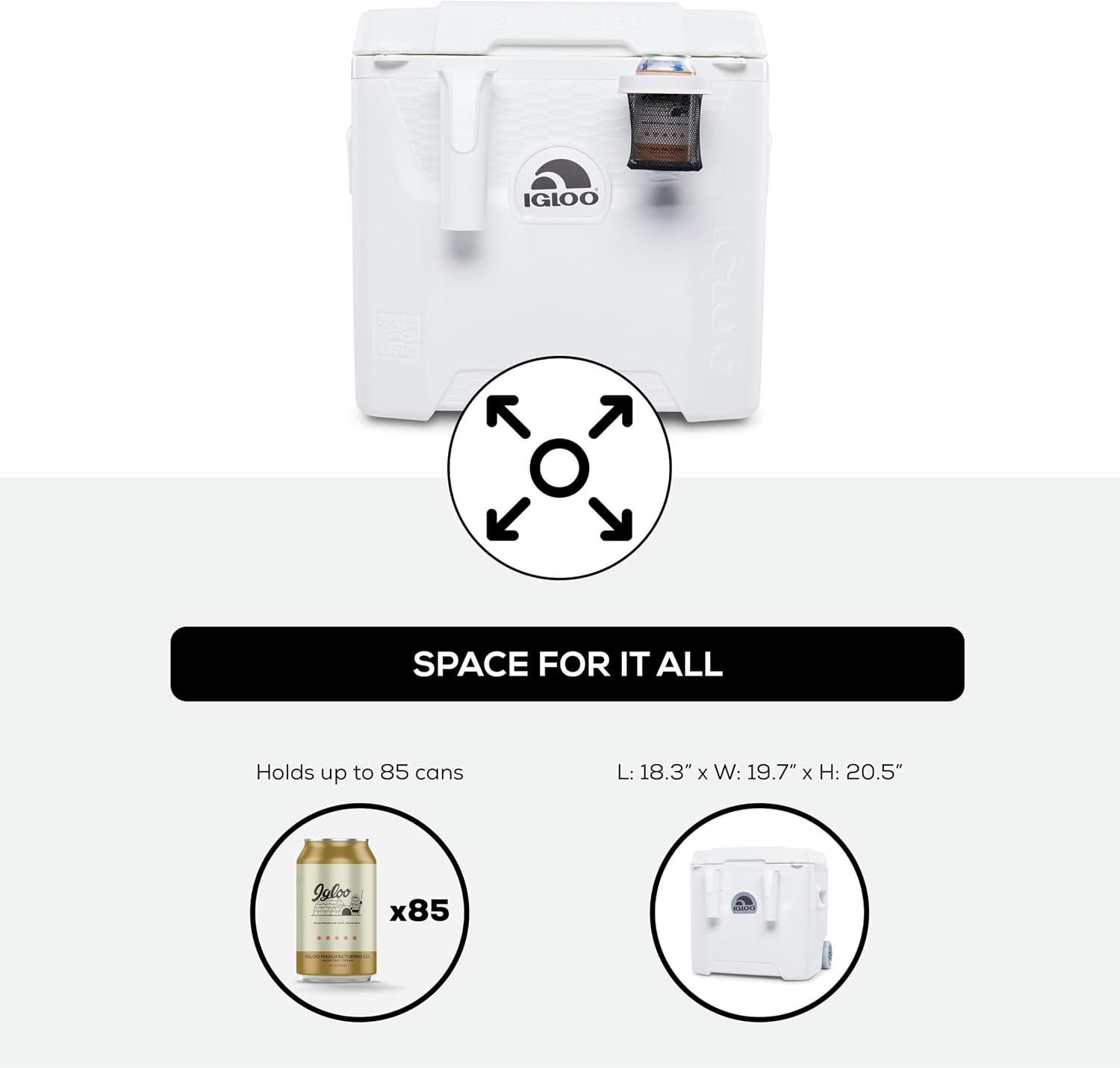 Igloo Marine Cooler | Insulated Hard Shell Ice Chest |Great for Fishing, Camping, Boating, & More