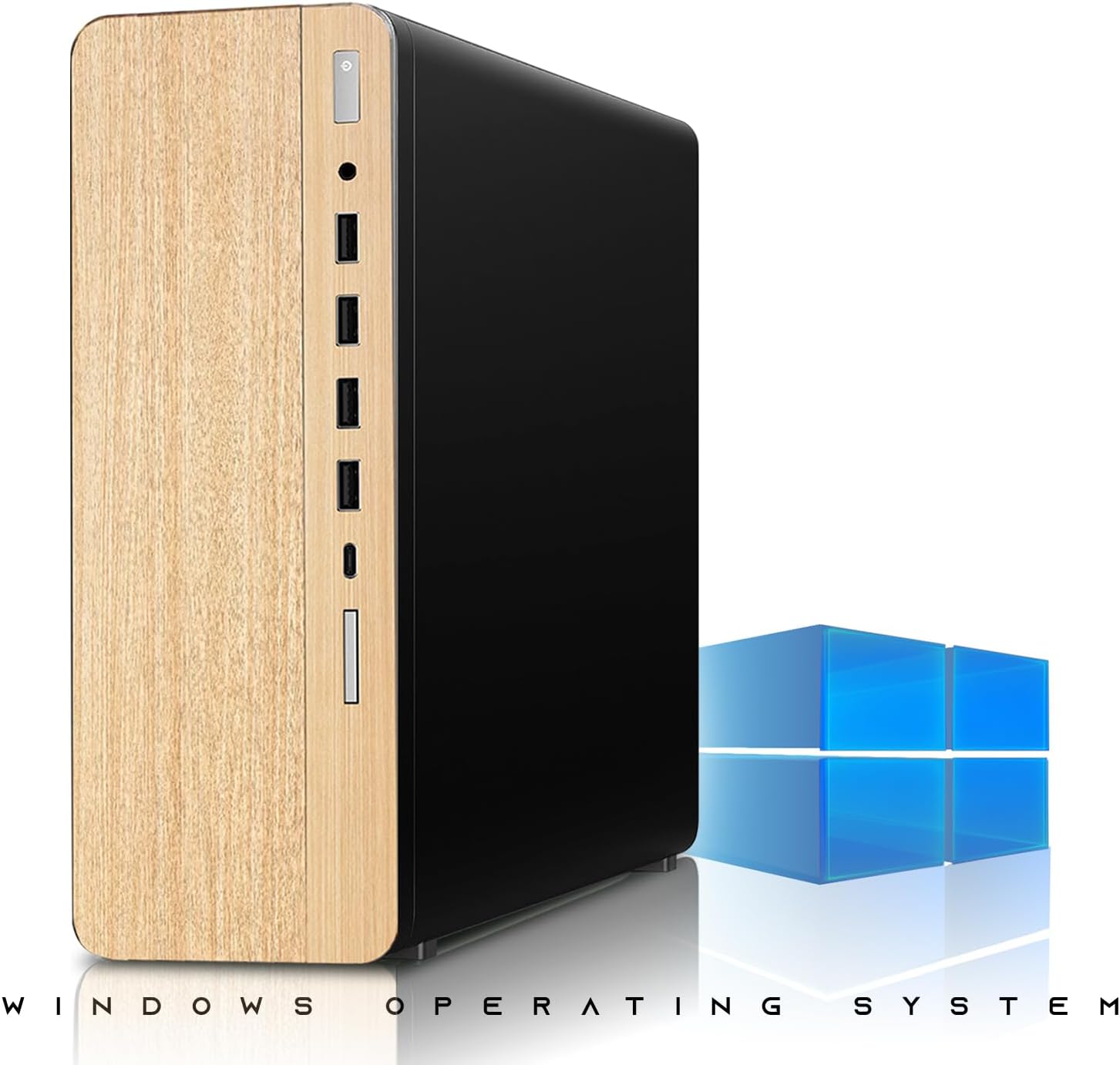 TechMagnet HP G4,Light Dual Premium Gaming Desktop Computer PC,Intel i5 Processor,GT 1030 2GB GDDR5,16GB RAM,512GB SSD,AI-Enabled RGB KBM,RGB Soundbar,Windows 11(Renewed)