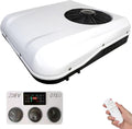 RV Air Conditioner Rv Air Conditioner, 12-72V Electric Roof Air Conditioner, Rooftop A/C Scroll Compressor, Ultra-Thin Fast Cooling Ac, Suitable for Automotive（White-12V）