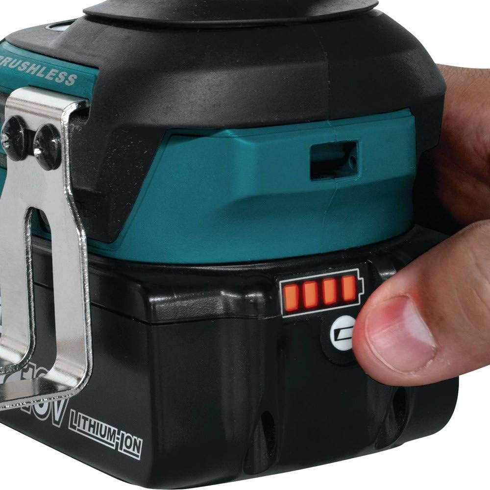 Makita XWT08Z 18V LXT® Lithium-Ion Brushless Cordless High-Torque 1/2' Sq. Drive Impact Wrench, Tool Only