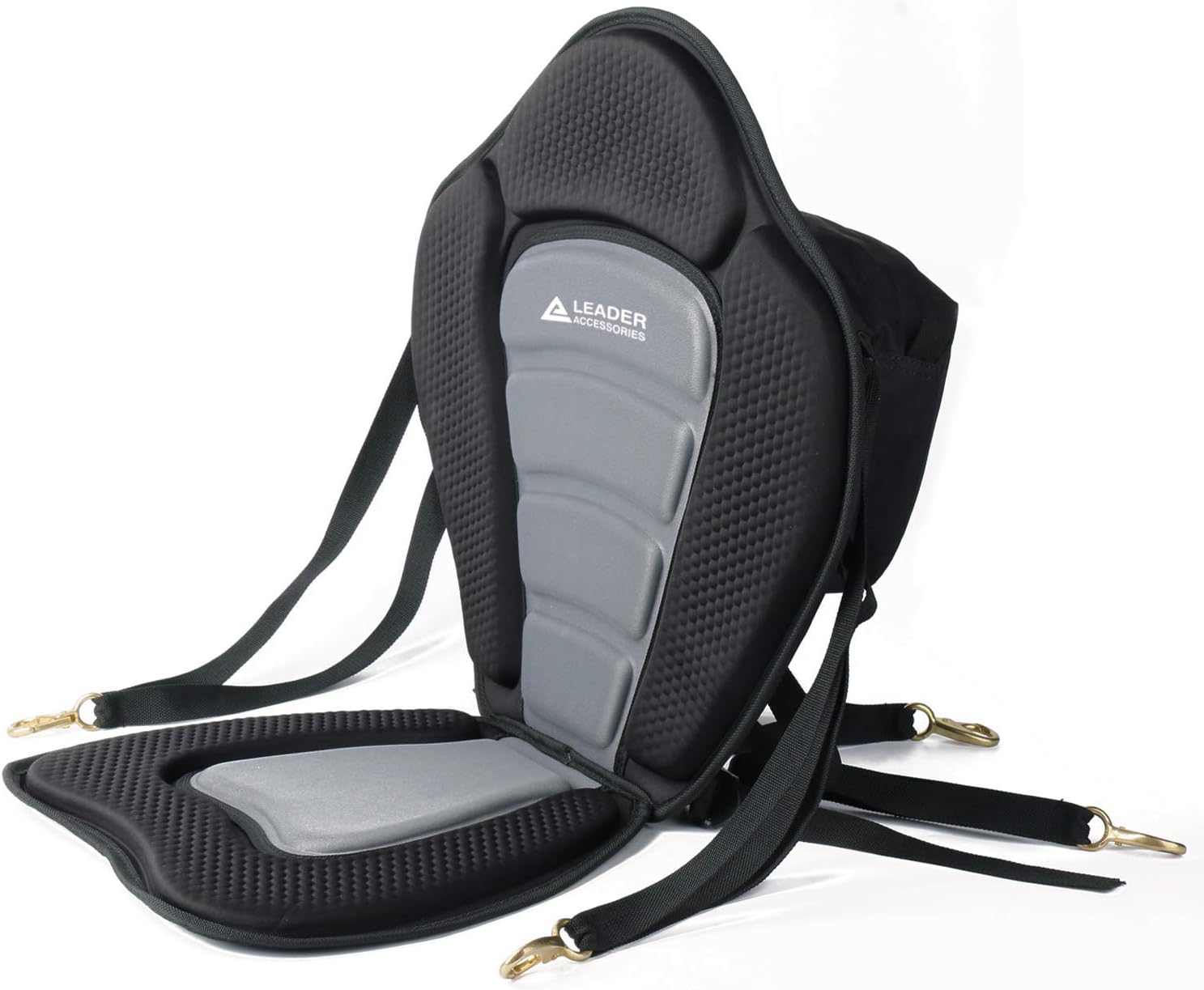 Kayak Seats Paddle Board Seat: Universal Padded Canoe SUP Seat with Back Support - Deluxe Kayak Chair Seat Cushion with Storage Bag