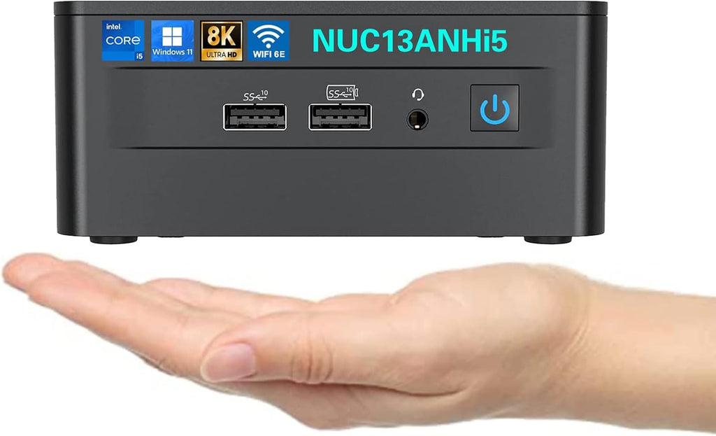Intel NUC 13 Pro NUC13ANHi5 Arena Canyon Mini PC Mini Computer,Barebone,Intel Core i5-1340P 12 Core,16 Thread,Up to 4.6 GHz Turbo,NVMe SSD DDR4,WiFi 6E,BT 5.3,8K Support,Gaming,No RAM,No SSD,NO OS