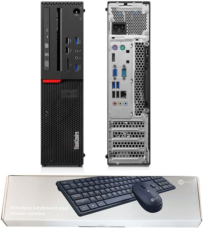 Lenovo ThinkCentre M700 SFF Gaming Desktop Computer i7 6700 up to 4.0GHz,32GB RAM New 1TB SSD, NVIDIA GT 1030 2GB,USB WiFi BT,DVD-RW,Wireless Keyboard & Mouse,Windows 10 Pro (Renewed)