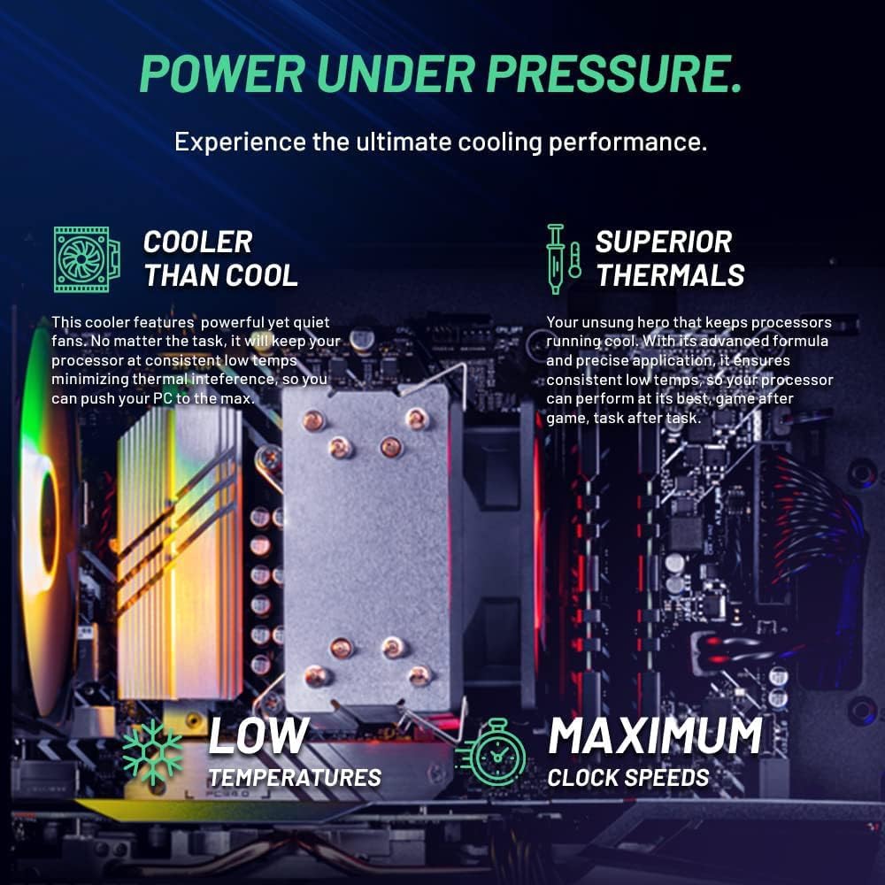 Skytech Gaming Nebula Gaming PC, Intel i5 14400F 2.5GHz, NVIDIA RTX 5060 Ti 8GB VRAM, 1TB NVMe SSD, 16GB DDR5 RAM 5200, 650W Gold PSU, Wi-Fi, Win 11, Desktop