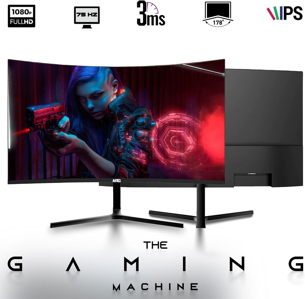 HP G3 Gaming Desktop PC, Intel Core i5, AMD RX 550 Graphics, 16GB RAM, 240GB SSD | 2TB HDD, 24-inch Monitor, RGB Keyboard Mouse, Speaker, Webcam, Windows 11 Pro (Renewed)