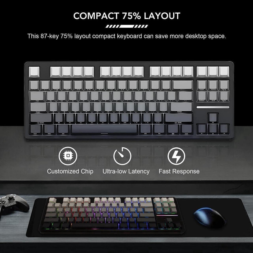 Ocean of Stars AI-Optimized Gaming PC, AMD Ryzen 7 7800X3D 8-Core 4.2 GHz, GeForce RTX 5060 8GB DLSS 4 GDDR7, 32GB DDR5 RAM 6000MHz,1TB PCIe SSD, WiFi&Bluetooth,Windows 11,Gaming Keyboard
