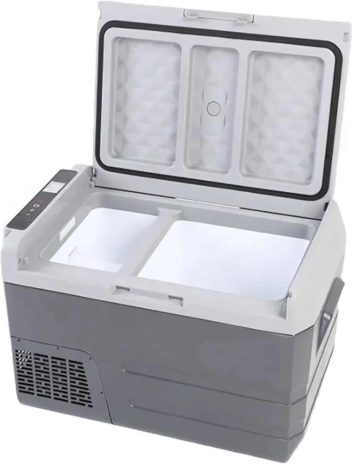 Car Refrigerator, Portable Car Freezer, 36 Liter Capacity, Fast Cooling 12V Car Fridge Freezer, Cool Down To About 20°C, Simple Control Panel and Space-Saving, Easy To Carry, For Dorm, Office
