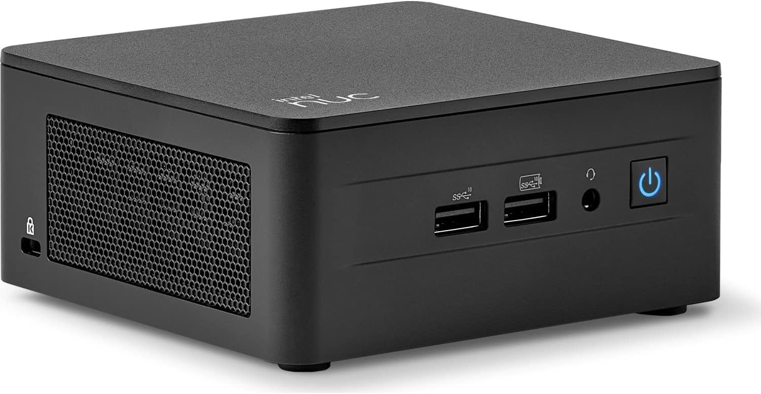 Intel NUC 13 Pro Kit NUC13ANHi5 Tall Mini Business Desktop Computer, 13th Gen Intel 12-Core i5-1340P up to 4.6GHz, 16GB DDR4 RAM, 512GB PCIe SSD, WiFi 6, Bluetooth 5.3, Windows 11 Pro, AZ-XUT