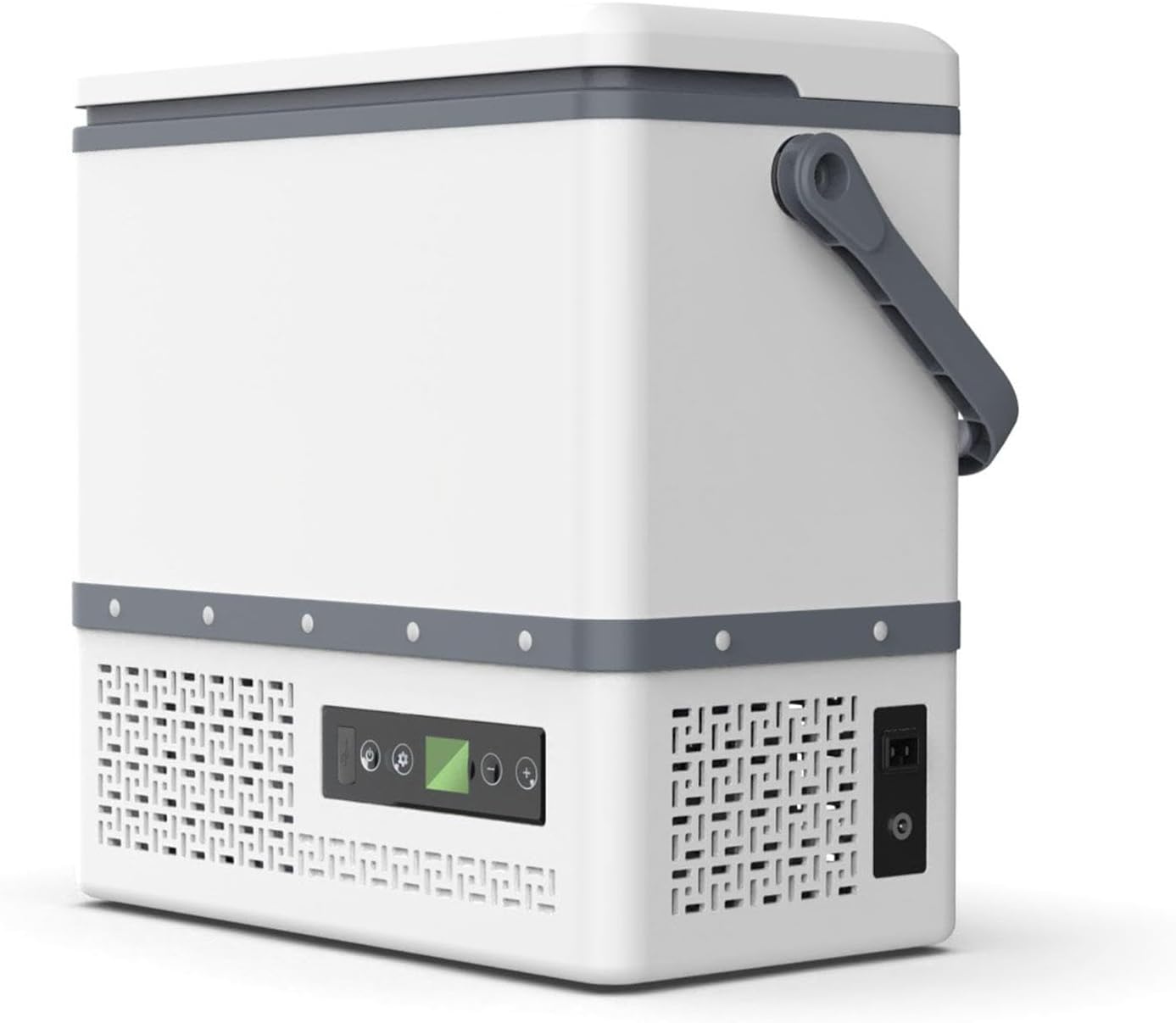 12L Car Refrigerator, 12V/24V/220V Portable Compressor Cooler Electric Fridge Cooler for Car, RV, Truck, Van, Boat for Camping, Travel, Fishing Outdoor -20℃~+20℃