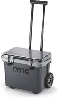 RTIC 22 QT Ultra-Light Wheeled Cooler with Handle, Hard Insulated Portable Ice Chest Box for Beach, Drink, Beverage, Camping, Picnic, Fishing, Boat, Barbecue