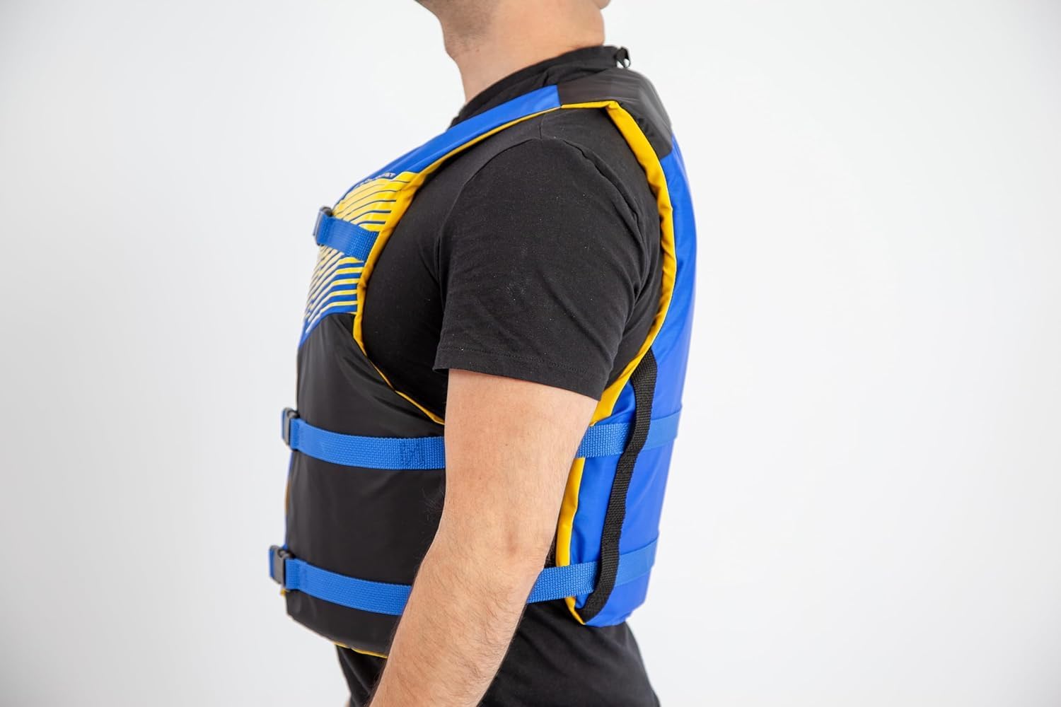 Stohlquist Universal Fit Adult Life Jacket PFD (4 Pack) Coast Guard Approved, for Men and Women 90+ lbs, Lightweight Neoprene and Adjustable, Ideal for Boating, Kayaking & Water Sports
