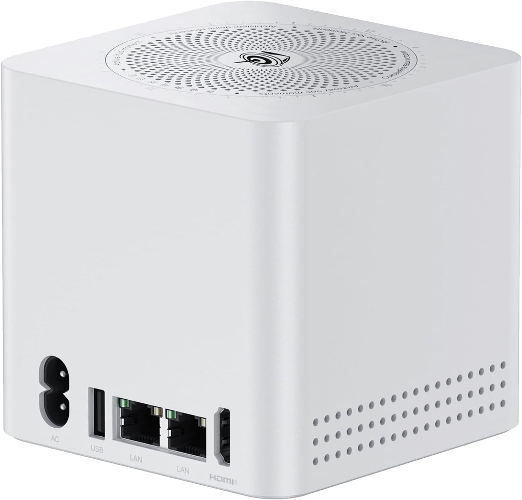 Beelink Mini PC, ME Mini N95, Desktop Computers 12G LPDDR5/1TB PCIe SSD, 6 x M.2 SSD Slots, Dual 2.5G LAN/WiFi6/BT5.2 for Office/HTPC/NAS Storage/Home Theater/Data Center/W11 Home