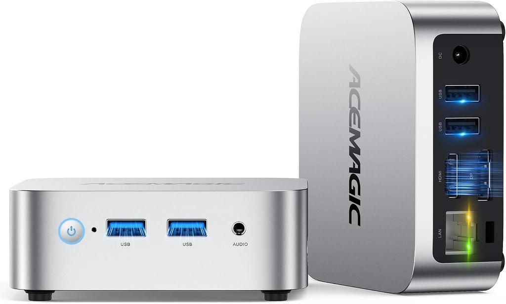 ACEMAGIC V1 Mini PC,16GB DDR4 RAM 256GB SSD Mini Computers, Twin Lake N150(Beat N97/N95) Small Desktop PC, 4K Dual Display/HDMI/WiFi/BT/LAN for Home/Office