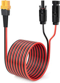 ELFCULB 12AWG 100FT XT60 Solar Cable 2 6 10 25 35 50 75 100FT XT60 Extension Cable Solar Panel Connector to XT60 Connector for Portable Power Station