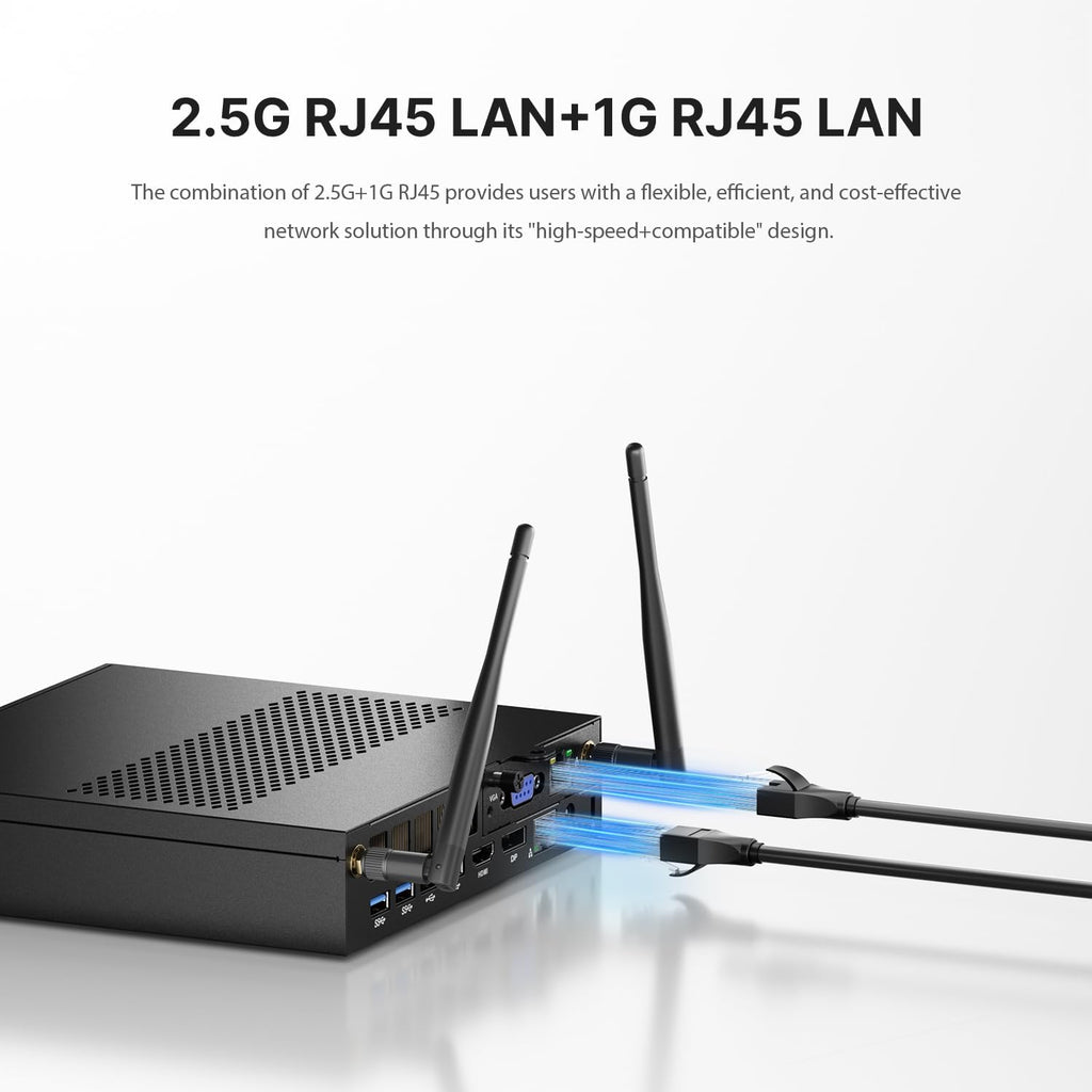 AG3 Mini PC with Core i9-13900HK (14C/20T, Up to 5.4GHz) 32GB DDR5 RAM 1TB PCIe SSD Mini PC，Quad Display/Dual LAN/HDMI/DP/Wi-Fi6/BT 5.2 Mini Desktop Computer