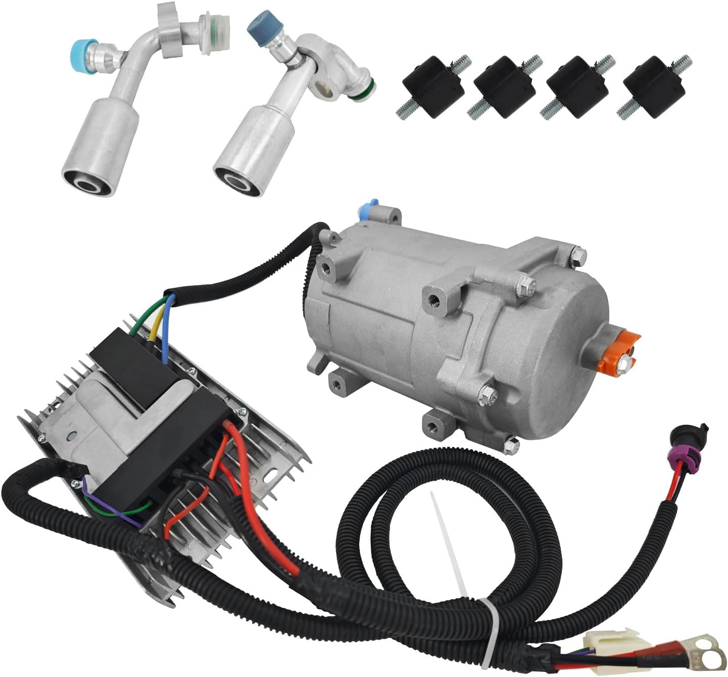 Universal AC Electric Compressor 20cc/r Air Conditioner Compressor AC.100.3851 for 12V Auto Compressor for R134a