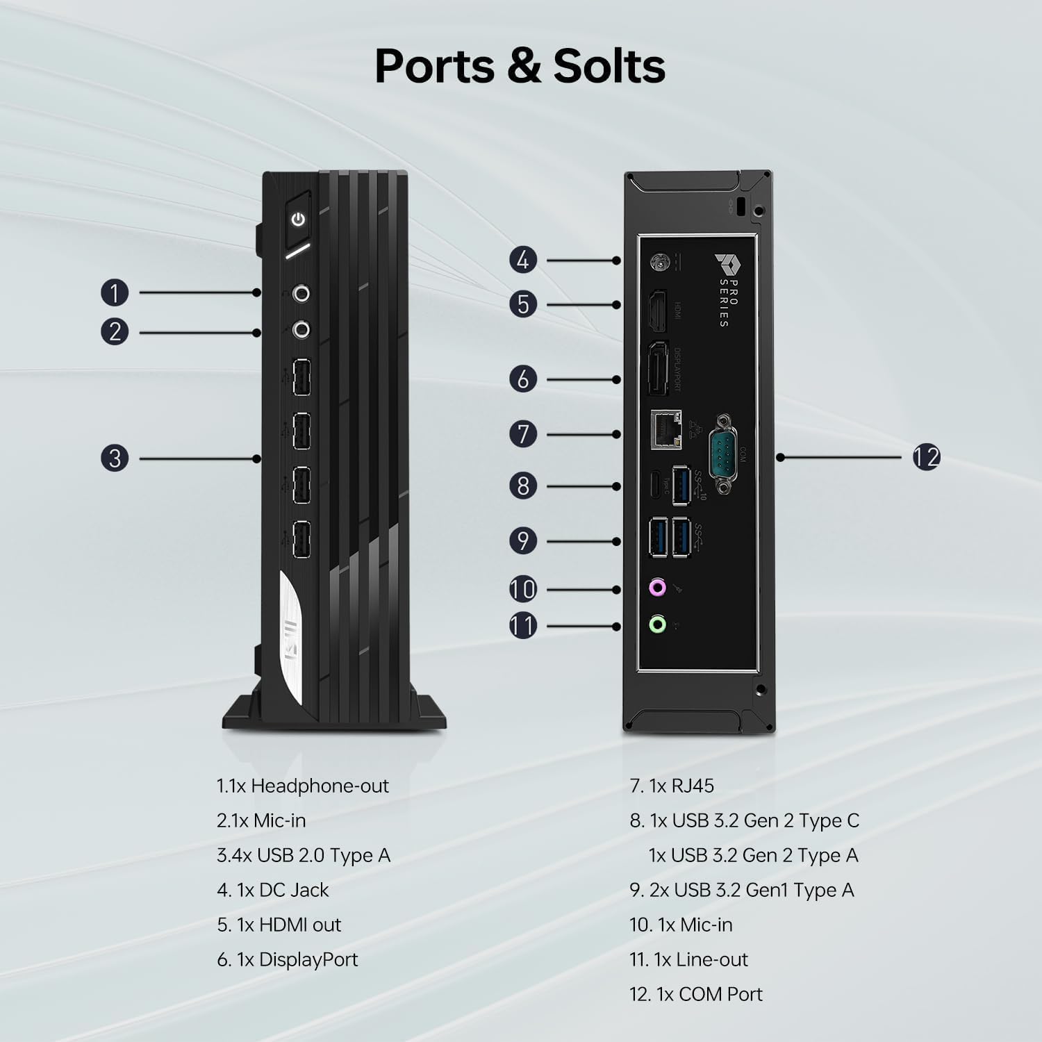 msi PRO DP21 Mini Desktop Computer | 13th Gen Intel 4-Core Processor | 8GB RAM | 512GB SSD | 2-Monitor Support 4K | HDMI | RJ-45 | Wi-Fi | Wired Keyboard & Mouse | Windows 11 Pro | Black