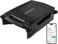 Solar Powered Automatic Robotic Pool Skimmer Cleaner with APP Support, IPX7 Waterproof Pool Surface Cleaner Robot with Solar and Rechargeable Dual Mode, Automatic Pool Vacuum Cleaner