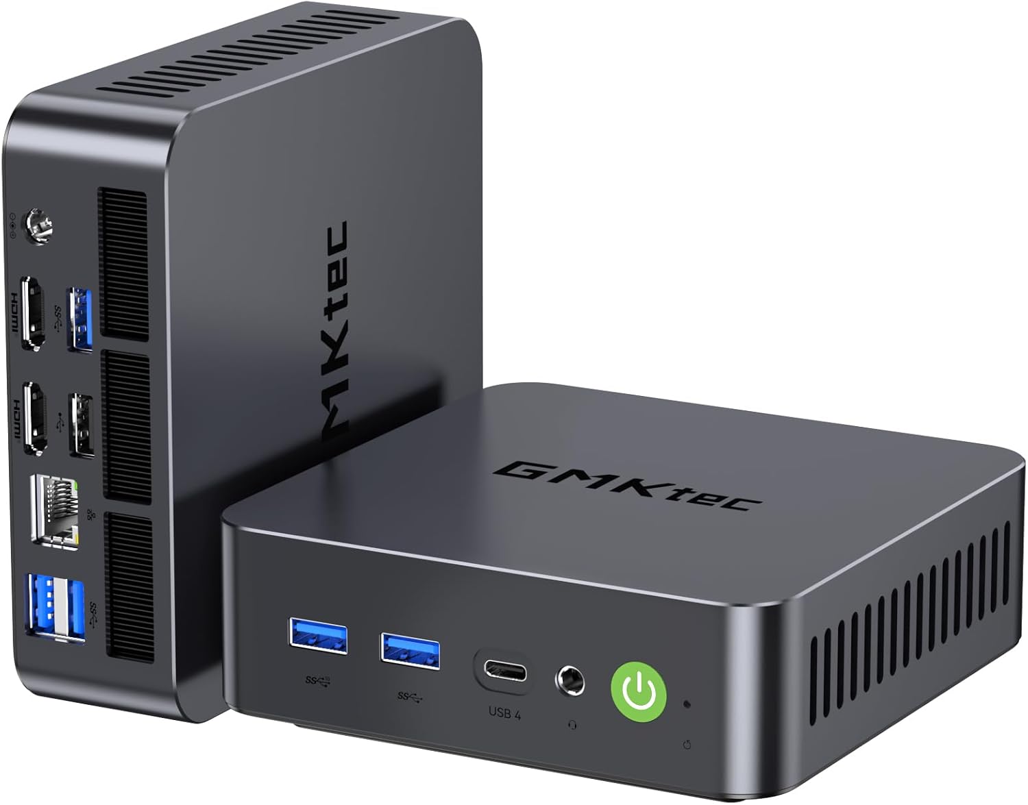 GMKtec K17 AI Mini PC, Intel Core Ultra 5 226V (Up to 4.5GHz), 16GB LPDDR5X 8533MT/s, 1TB PCIe 4.0 SSD, 97 Tops AI, Intel Arc 130V, Dual M.2 (Gen5+Gen4) Up to 16TB, USB4, 8K Triple Display, WiFi 6E