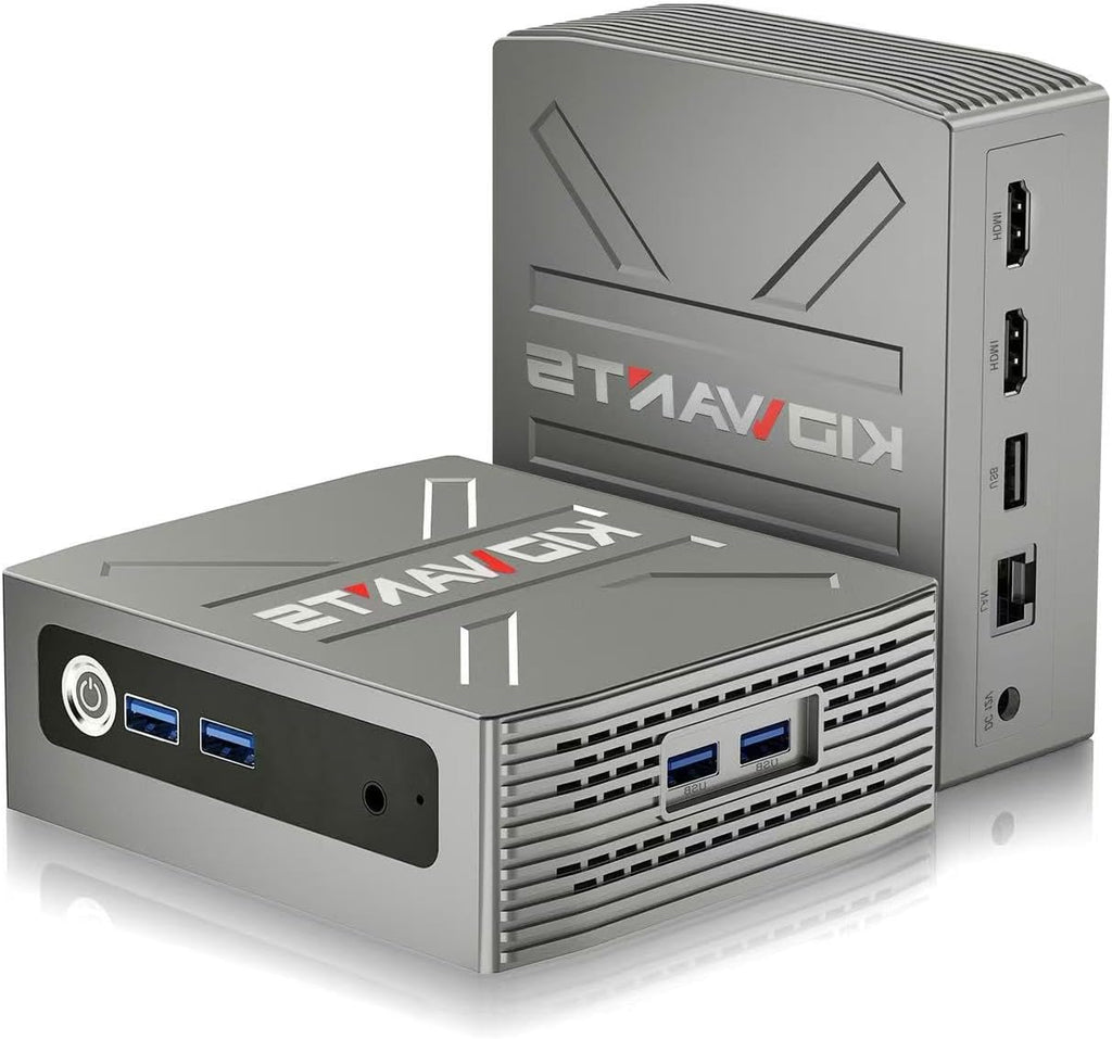 KG1 Mini PC Intel N4000(up to 2.6GHz),8GB LPDDR4 128GB eMMC,Support M.2 SSD Expansion (512GB/2TB),Support 4K Dual Display, 2.4G/5G WiFi,BT 5.0,USB 3.0,Business, Home, Office Computer, Small Pc