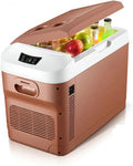 Car Refrigerator Personal Thermoelectric Cooler/Warmer 220V Car Fridge Portable Electric Car Cooler for Christmas's Day Gift, Skincare, Beverage, Food, Home, Office and Car,B-20L