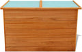 shubiao Patio Storage Box 49.6'x28.3'x28.3' Wood,Poly Rattan,Outside Storage, Outdoor Storage Bin, Keter Deck Box, Deck Storage