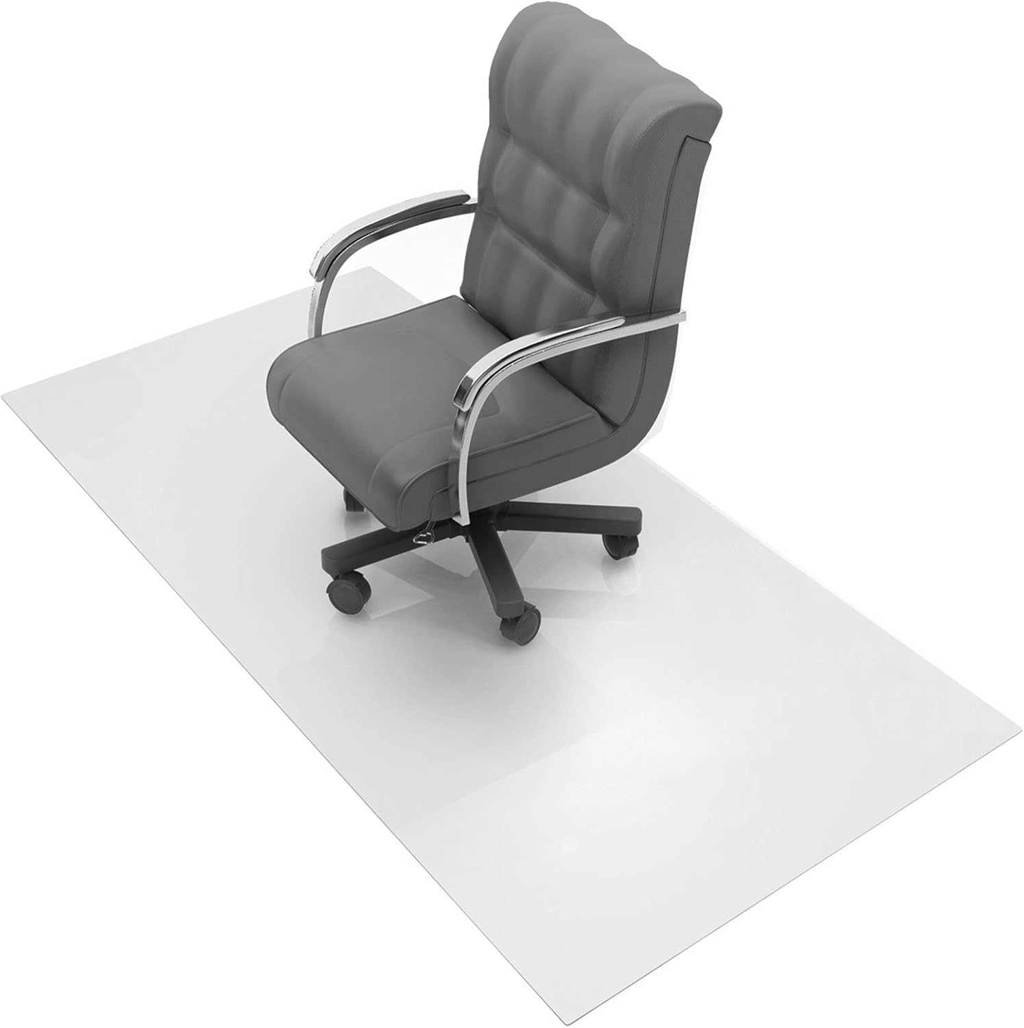 Floortex® Ultimat® Strong Polycarbonate Rectangular Chair Mat for Hard Floor - 48' x 118'