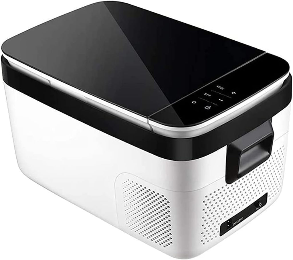 12V Compressor Cooler Great for Bedroom/Office/Car/Dorm Portable Fridge and Freezer 18L/25L (White) (Size : 18L)