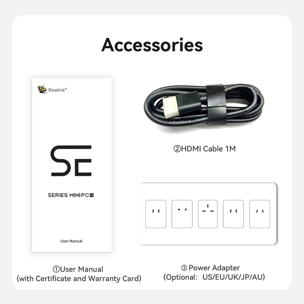 Beelink SER9 Pro Mini PC, AMD Ryzen 7 H 255(Up to 4.9GHz) 8C/16T, Mini Desktop Computer 24GB LPDDR5X RAM 1TB PCIe4.0 SSD, Small Gaming PC Built in Dual Speaker/Mic/BT5.2/WiFi 6 for Gaming/Office/Home