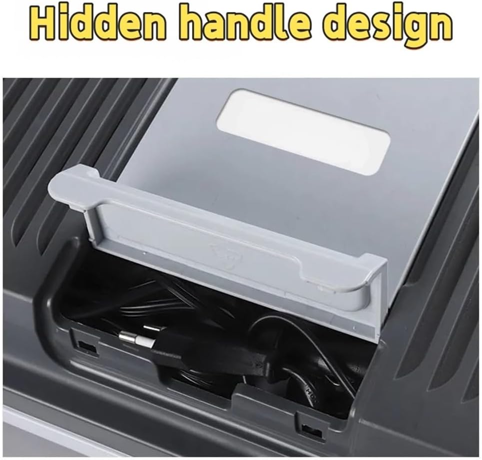 Electric Cooler & Warmer with Handle, 26Quart(24 L) Portable Thermoelectric Fridge, 12V car Cooler 12V DC & 110 AC for Camping, Travel & Picnics