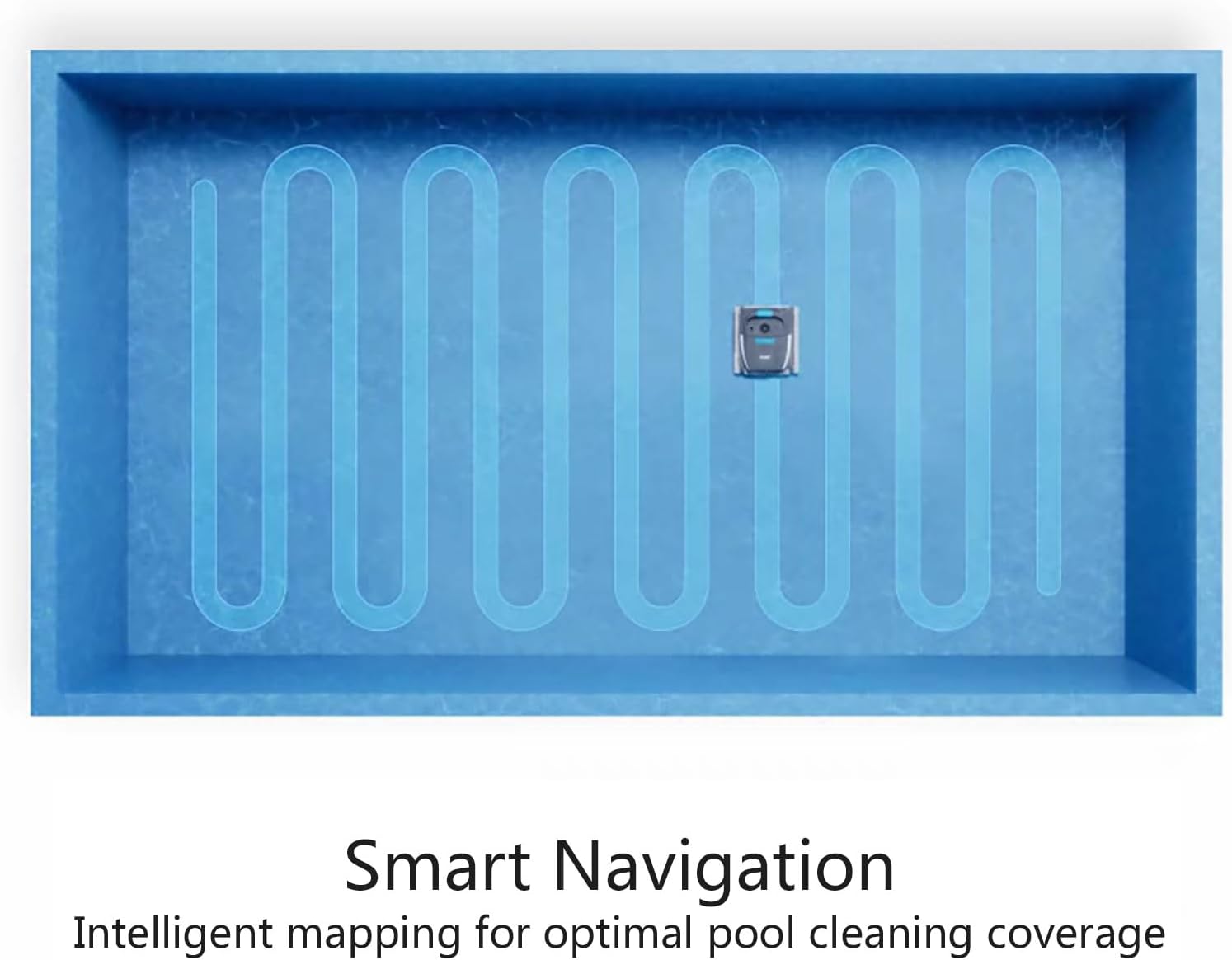 Pool Vacuum Robot with Wall Climbing, Lightweight Cordless Robotic Pool Cleaner, Pool Robot Vacuum for Inground Pools, Smart Auto Clean