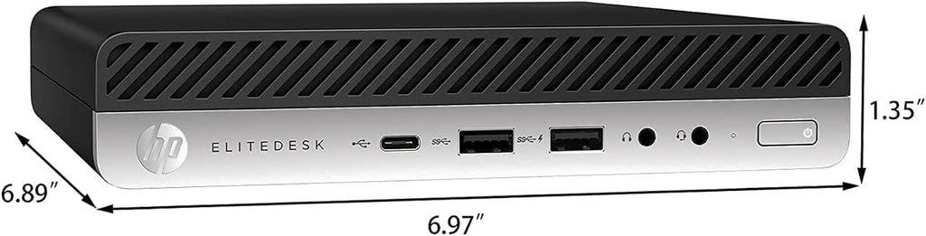 HP EliteDesk 800 G5 High-Performance Mini PC Desktop Compute, Core i7-9700T up to 4.8GHz, 16GB DDR4, 512GB SSD, Keyboard & Mouse, WiFi, Bluetooth, 4K Support, DP, Windows 11 Pro (Renewed)