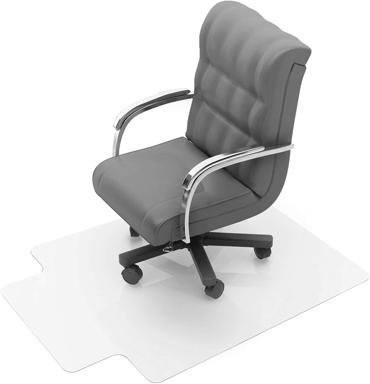 Floortex® Ultimat® Strong Polycarbonate Lipped Chair Mat for Hard Floor - 35' x 47' - Ships Flat