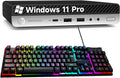 HP Prodesk 600 G3 Mini Desktop PC, with Core i5-7500 Processor (3.4GHz-3.8GHz), 8GB DDR4 RAM, 256 SSD, USB WiFi+BT, Keyboard and Mouse, Windows 11 Pro (Renewed)