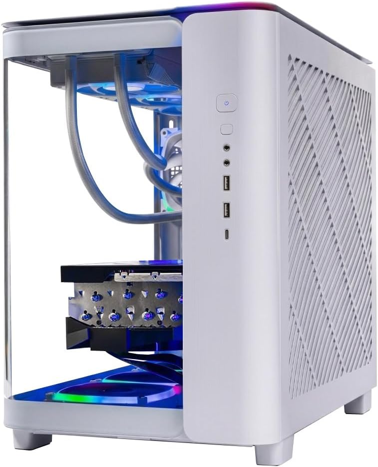 Skytech Gaming King 95 Gaming PC, AMD Ryzen 7 9800X3D 4.7GHz, AMD RX 9070XT 16GB VRAM, 2TB Gen4 NVMe SSD, 32GB DDR5 RAM 6000, 1000W Gold PSU, 360 ARGB AIO, WI-FI 5, Windows 11, Desktop
