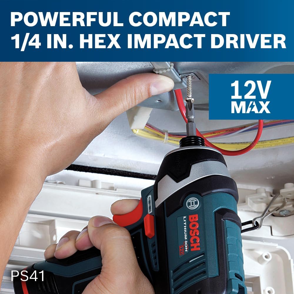 Bosch 12V Max Cordless 2-Tool Combo Kit with Drill/Driver and Impact Driver (CLPK22-120)