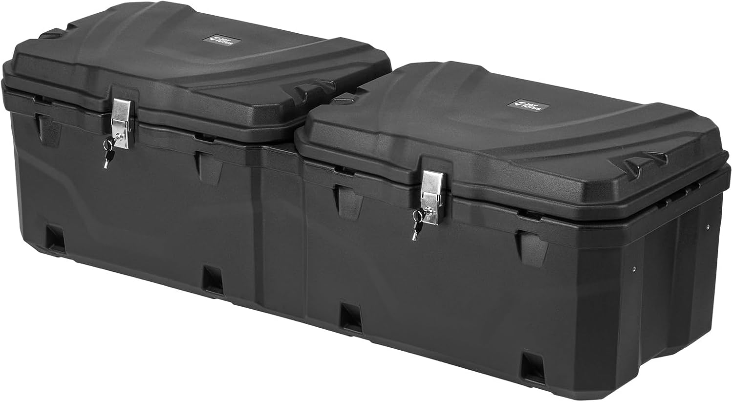 JOYTUTUS Lockable 160 Quart Truck Bed Tool Box, Waterproof Storage Box Truck Bed Cargo Case, Full & Mid Size Pickup Tool Box Toolbox Storage System