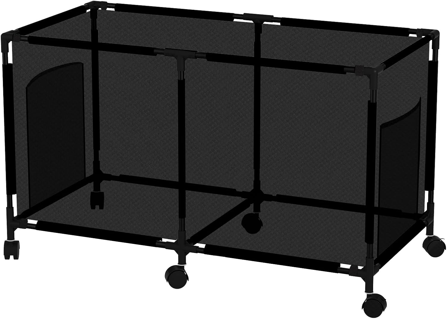 Version 2 Metal Pool Storage bin,Poolside Storage Organizer,Holder for Outdoor, Pool, Patio, Garden,Organizer for Toys,Floats, and Swimming Equipments,2-Size (MEDIUM)