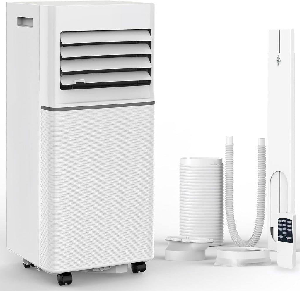 Antarctic Star Portable Air Conditioners 10,000 BTU, Small Portable AC with Cooling, Fan, Dehumidifier Mode, 24H Timer, Cooling up to 450 Sq.Ft. Window Kit Panel, 62ºF and 86ºF Temperature Range