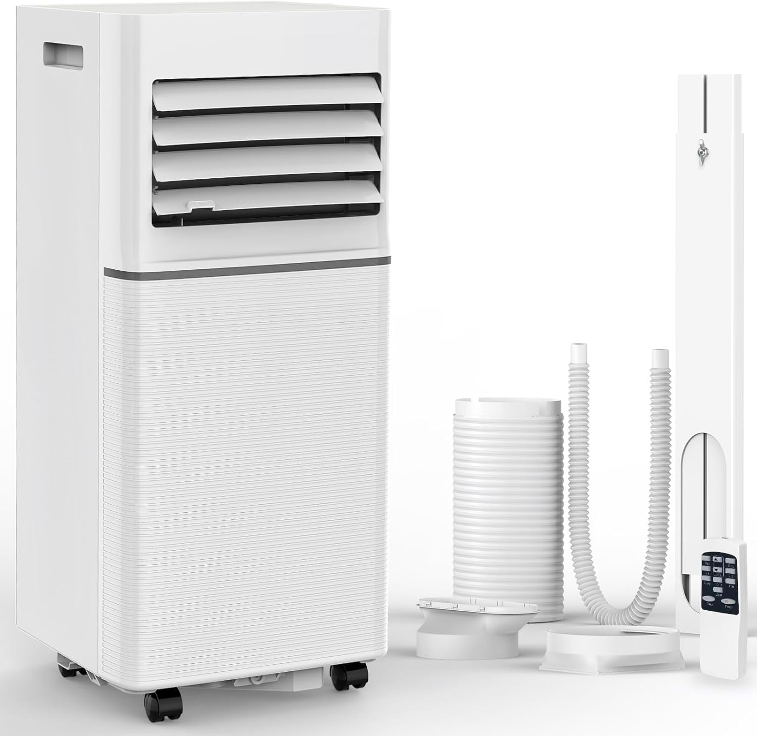 Antarctic Star Portable Air Conditioners 10,000 BTU, Small Portable AC with Cooling, Fan, Dehumidifier Mode, 24H Timer, Cooling up to 450 Sq.Ft. Window Kit Panel, 62ºF and 86ºF Temperature Range
