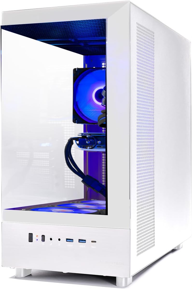 Skytech Gaming Azure 3 Desktop PC, Ryzen 5 7600X 4.7 GHz (5.3GHz), NVIDIA RTX 5070 12GB, 1TB Gen4 NVMe SSD, 16GB DDR5 RAM 6000, 850W Gold PSU, Wi-Fi, Win 11