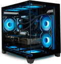 Panorama RX 9070 XT, AMD Ryzen 7 7800X3D, 32GB DDR5 RAM, 2TB NVMe Gen4 SSD, Gaming PC Desktop w/HDMI + DP, USB-C, WiFi 6E + BT, RGB Gamer KB&M, Windows 11 Pro - Best 2025 Prebuilt Tower Computer
