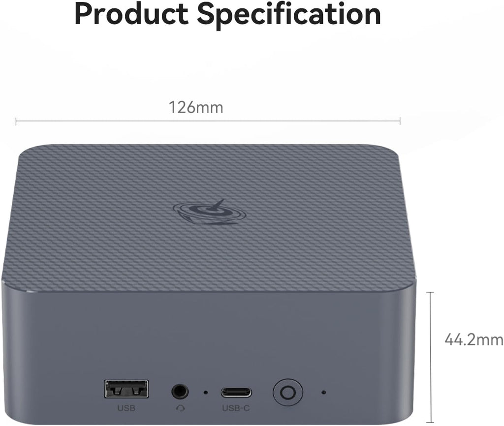 Beelink EQI12 Mini PC W11 Pro, i3-1220P(10C/12T up to 4.4 GHz), 32GB DDR4 1T NVME SSD with UHD Graphics Built in PSU WiFi 6/BT5.2/2 * 1000MB/S LAN/Dual Display Mini PC Computer