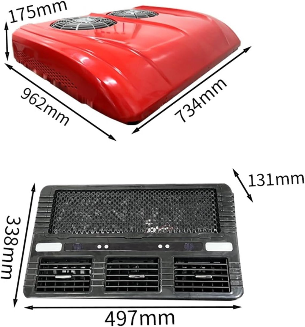 Electric Rooftop Ac Air Conditioning Parking Cooler 12v 24V Air Conditioner Systems for Truck Cars Excavator RV Fan Air Cool