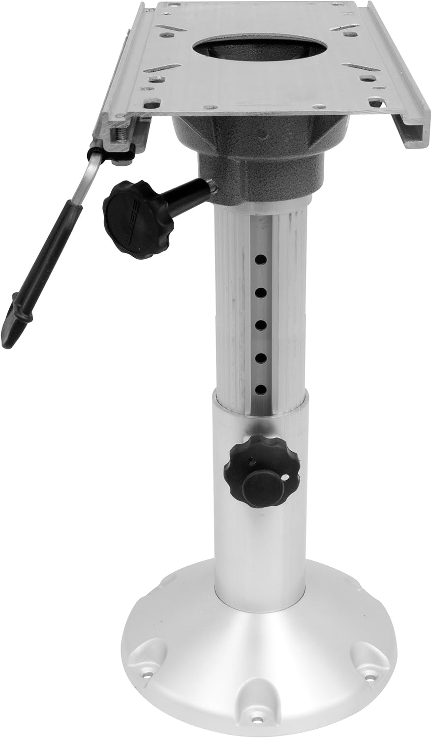 Wise 8WP21-374 Boat Seat Pedestal, Adjustable Height from 12' to 18', with Seat Slide Seat Mount, Adjustable Travel 5' - Fore & AFT